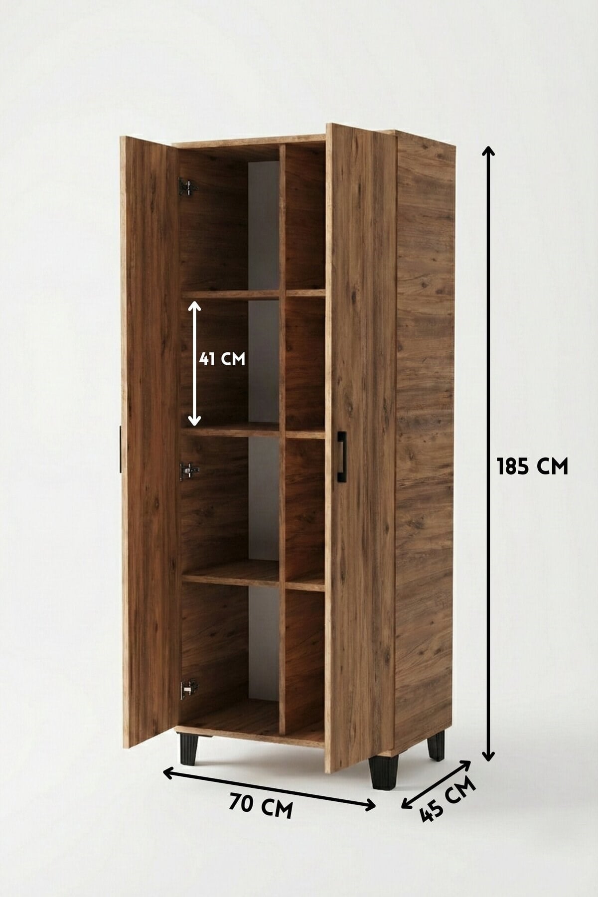 8 Gözlü Kiler Dolabı Atlantik 70 cm