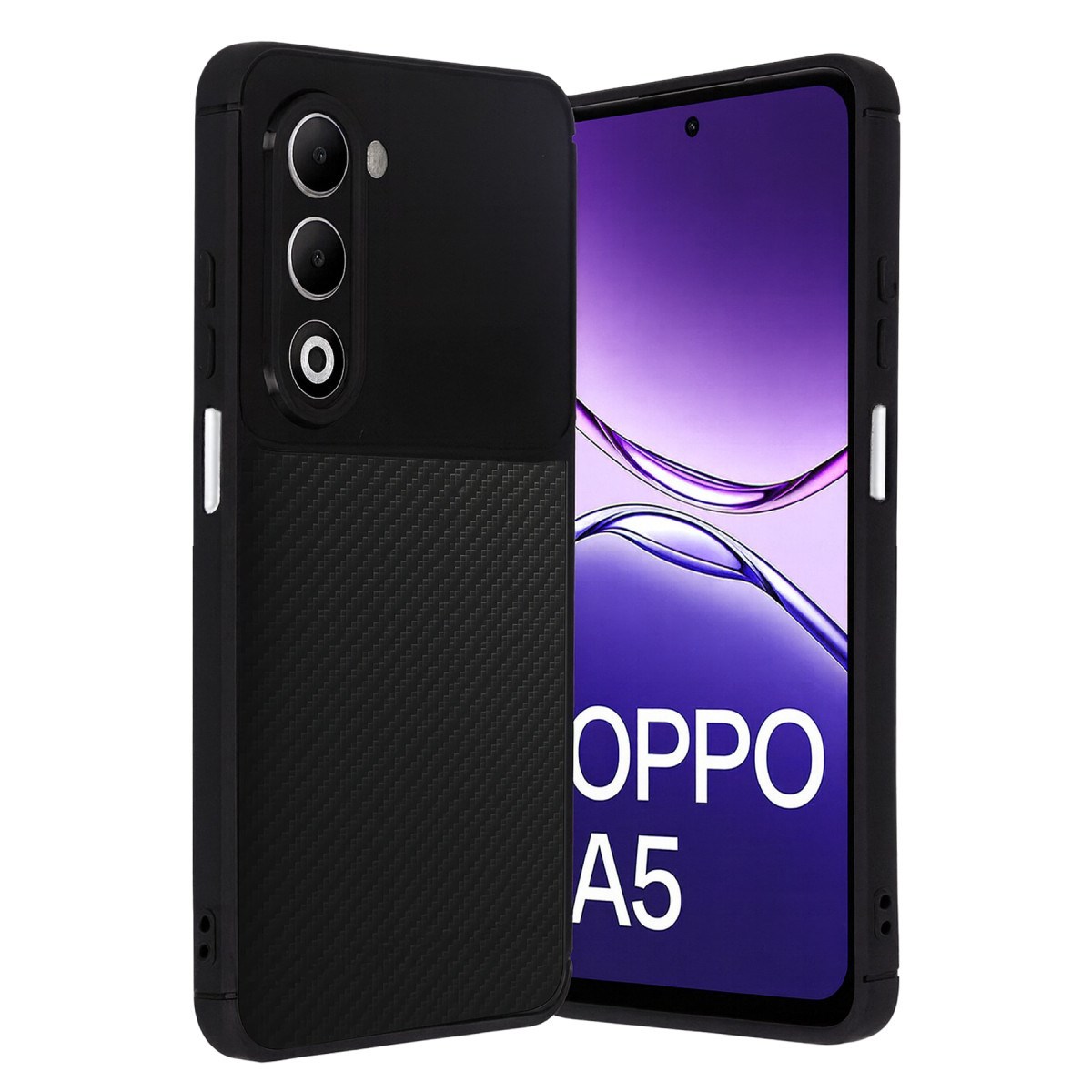 A5 4G Auto Focus Karbon Kapak - Siyah