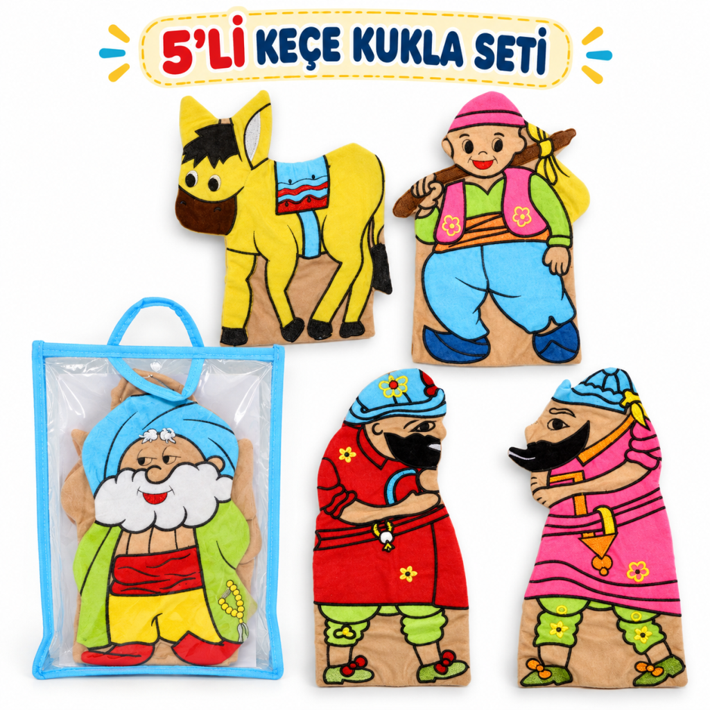 AND-5000 MİLLİ KAHRAMANLAR KUKLA SETİ 5Lİ