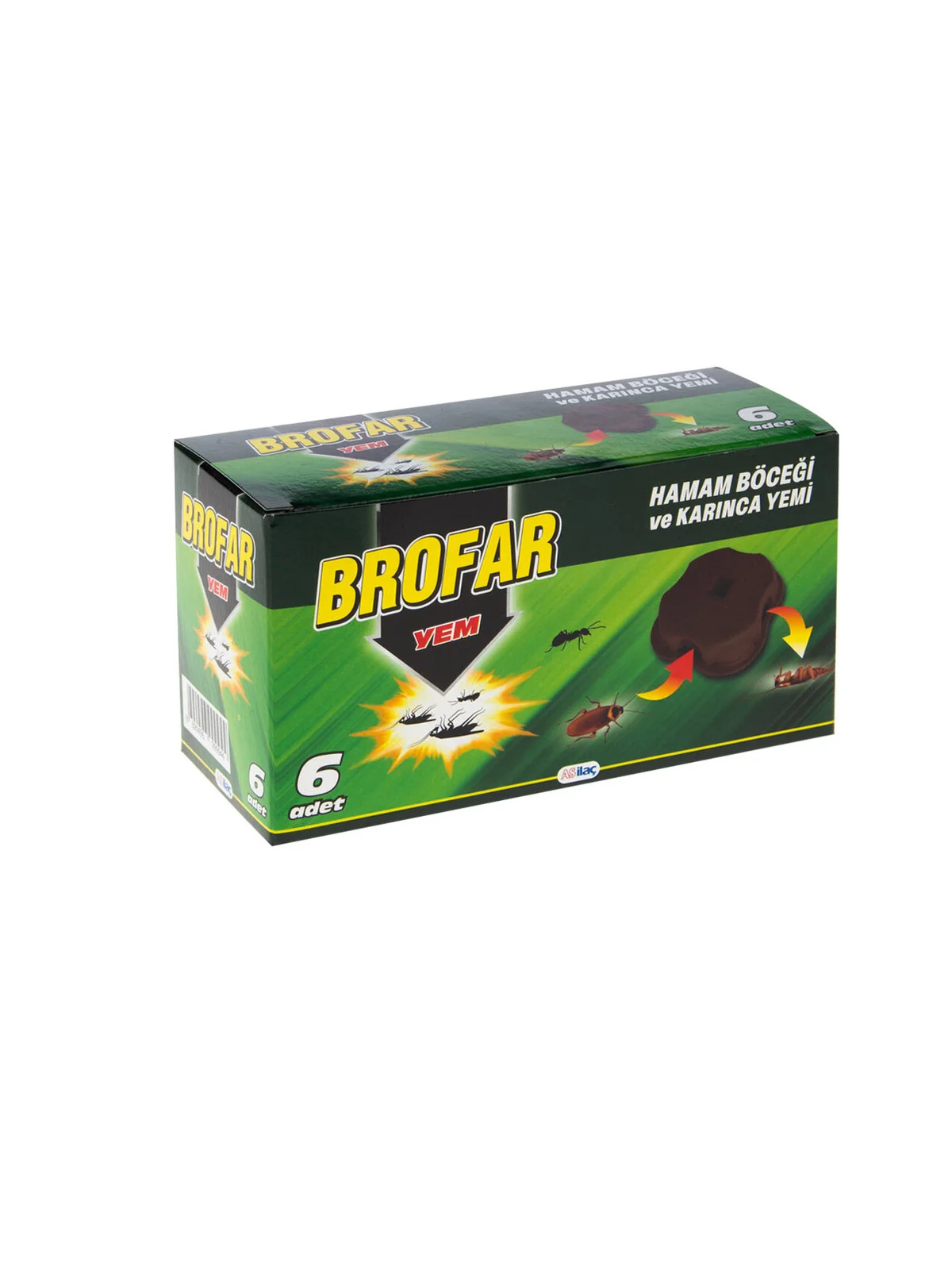 ASYEM Hamamböceği Yemi 6'lı