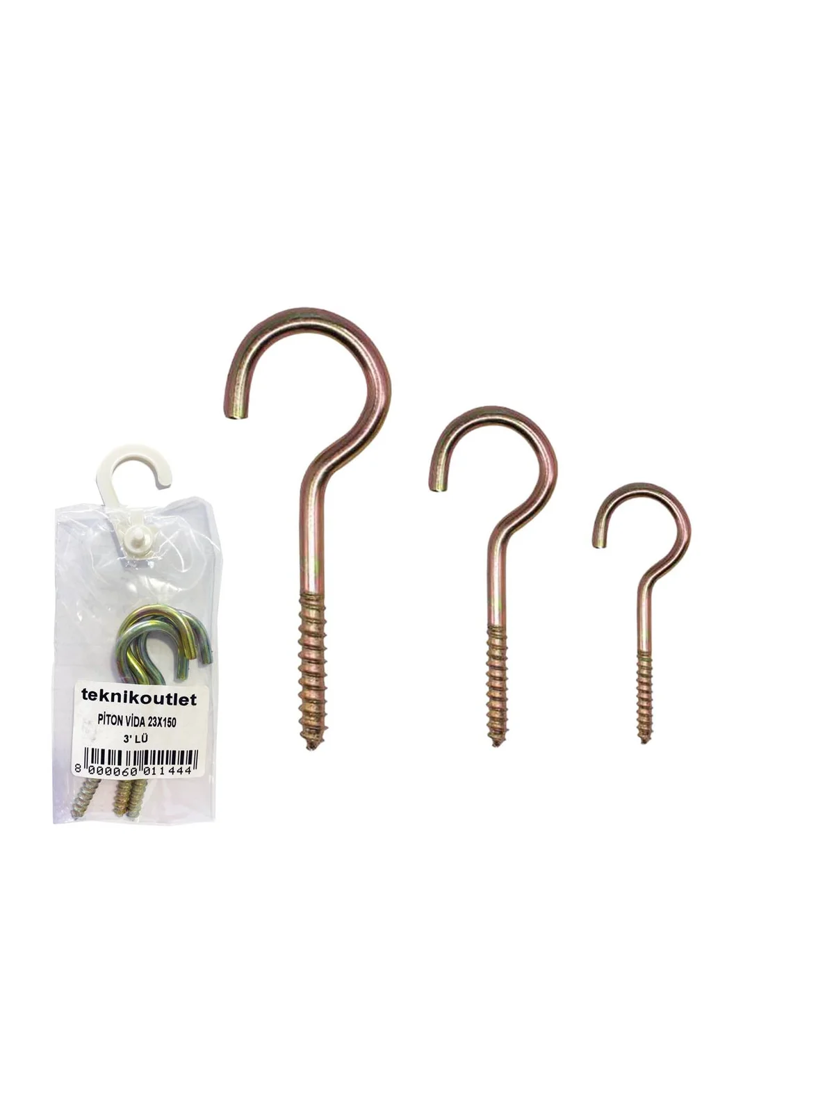 Açık Piton Vida 21x100 mm 3'lü Paket