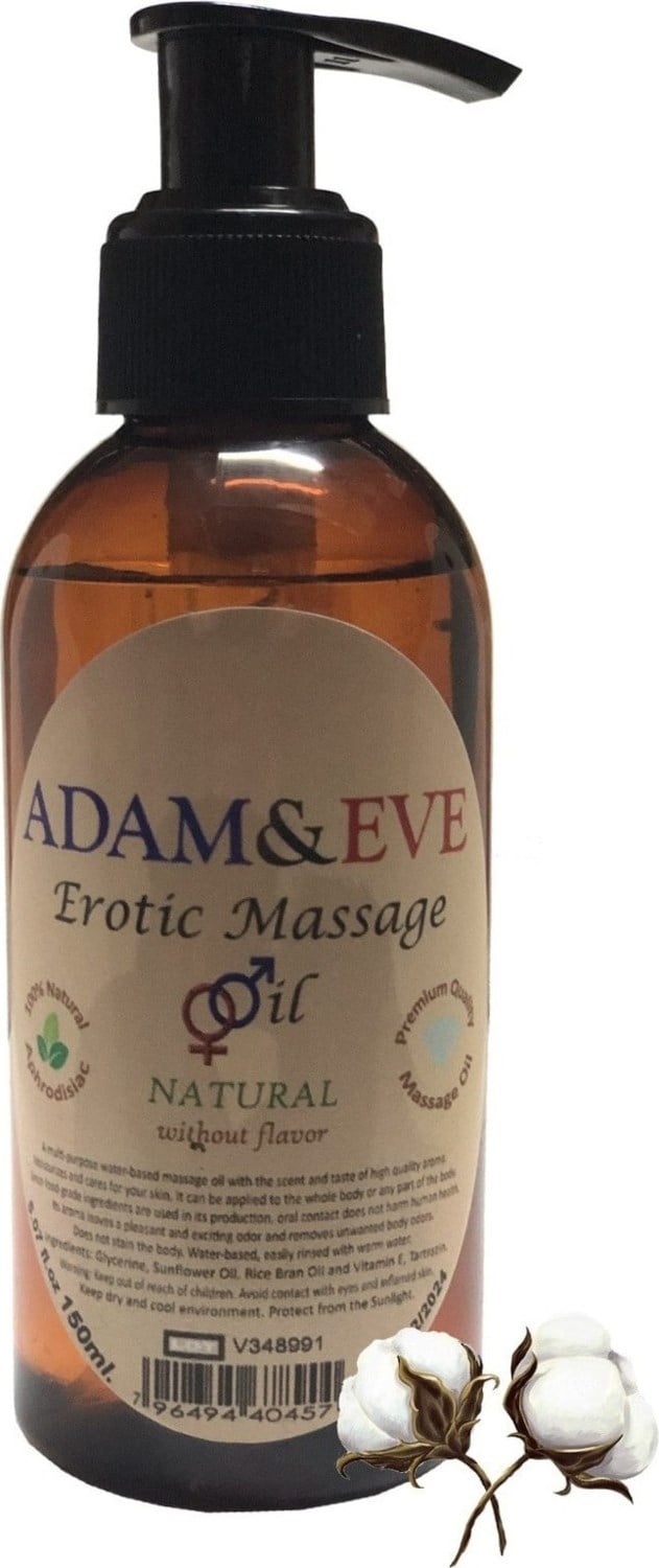 Adam & Eve Natural Massage Oil Kokusuz Vücut Masaj Yağı 2adet 120 Ml