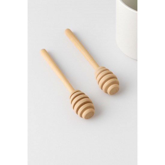 Ahşap Bal Kaşığı Seti 2’li 16,5 cm