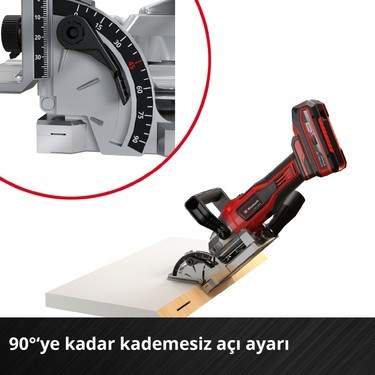 Akülü Yassı Dübel Frezesi, 18 V Li-Ion Güç