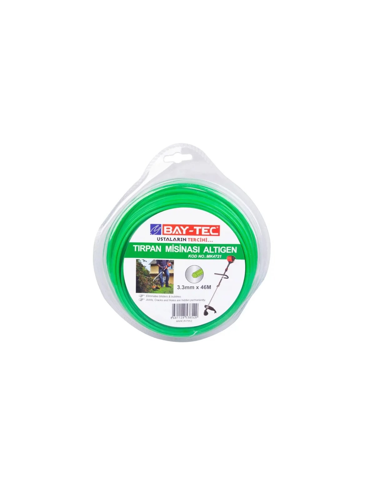 Altıgen Tırpan Misinası 3.3  mm x 46 mt MK4721