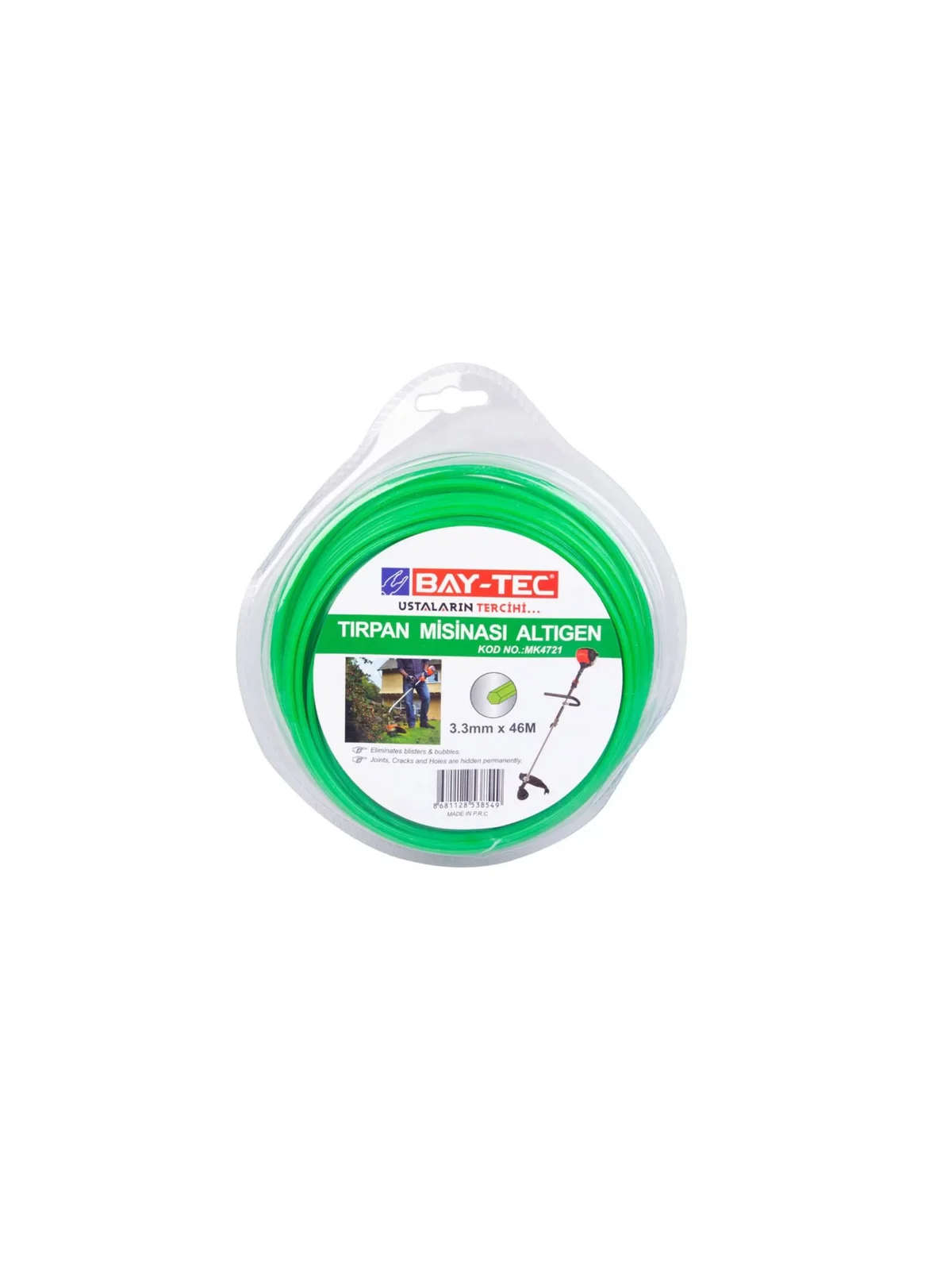 Altıgen Tırpan Misinası 3.3  mm x 46 mt MK4721