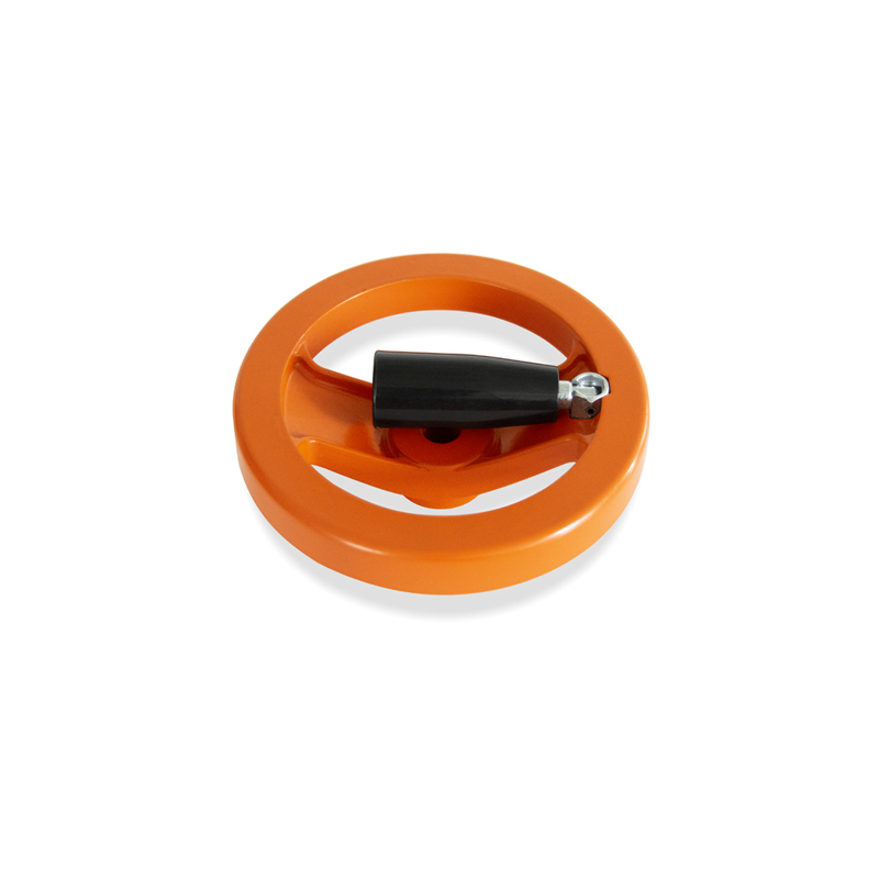 Aluminyum Çark Katlanır Kollu - Turuncu - 160 mm