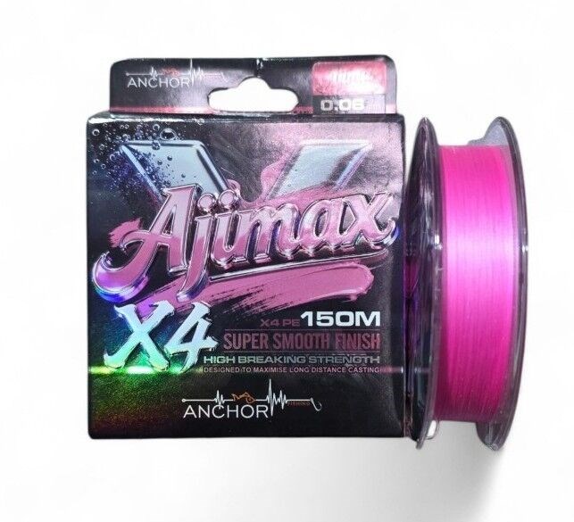Anchor Ajimax X4 150 Mt Pink - 0.06MM