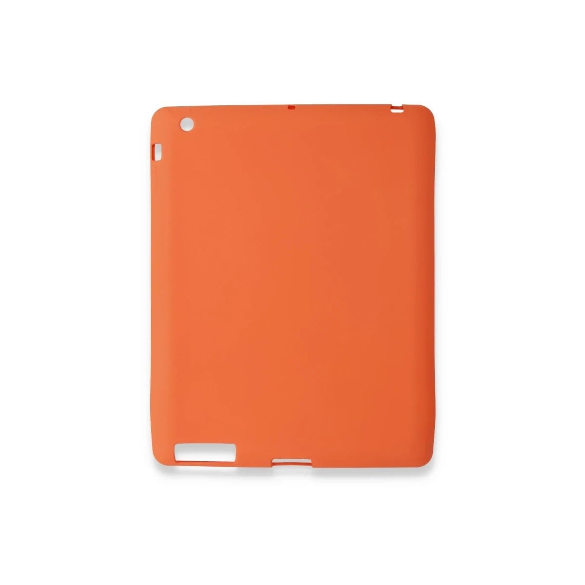 Apple iPad 4 9.7 Kılıf Evo Tablet Silikon - Turuncu