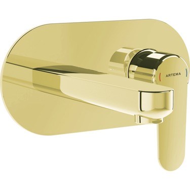 Artema Root Round A4272123 Ankastre Lavabo Bataryası, Sıva Üstü