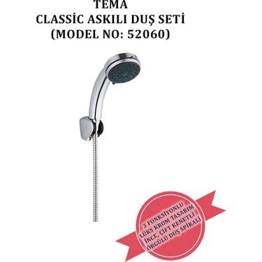 Askılı Duş Seti Modeli, Kolay Kullanım