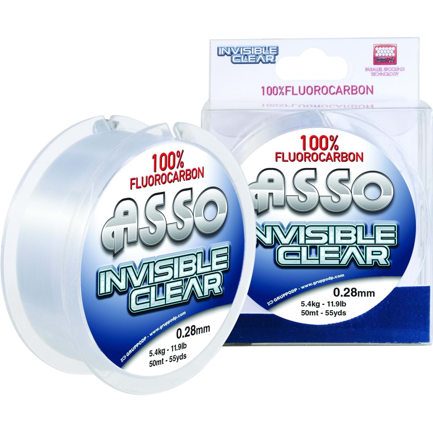 Asso Invisible Clear Paralel  Fluoro Carbon Misina 50mt - 0.45MM