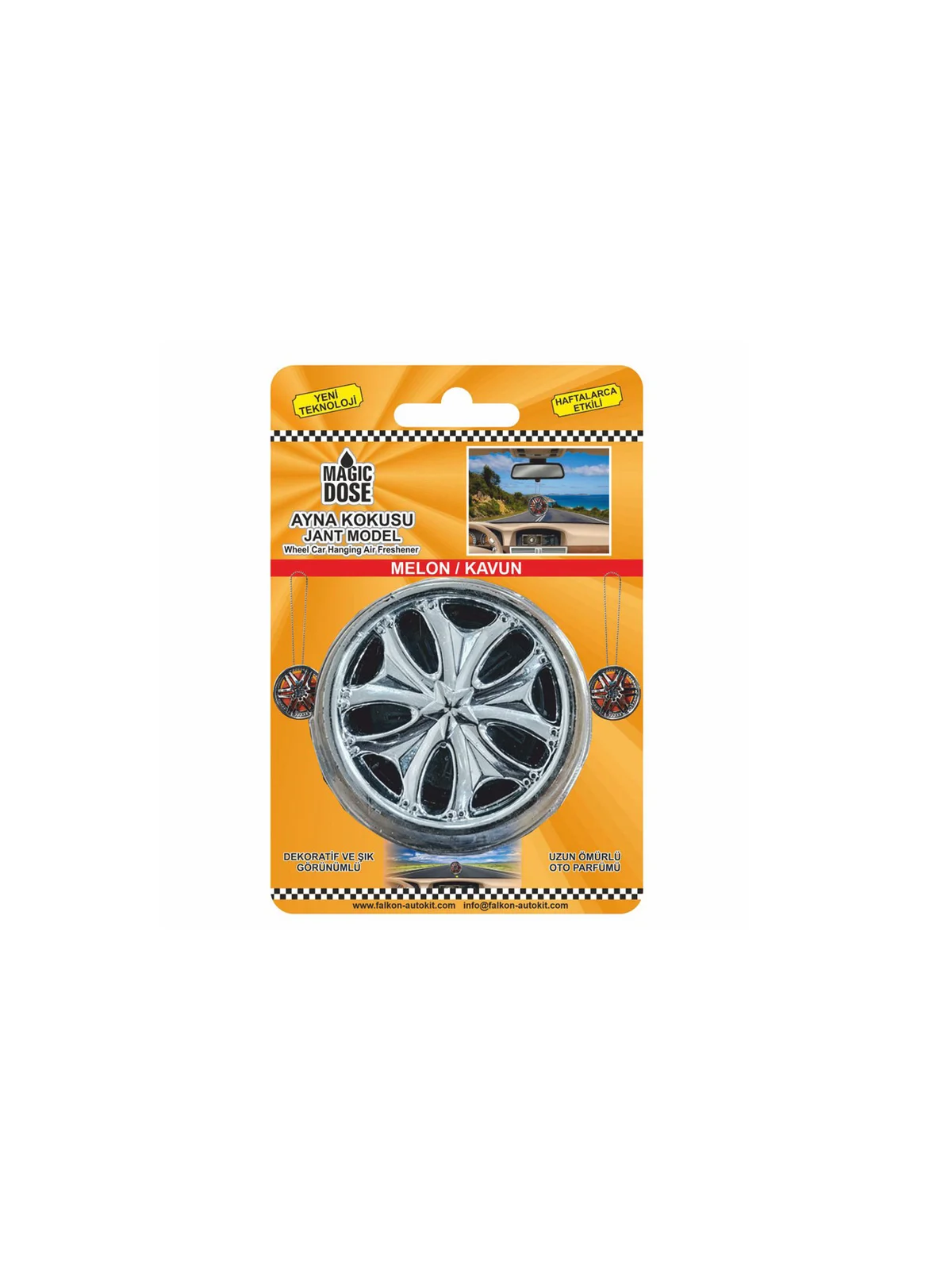 Autokit Magic Dose Jant Model Ayna Kokusu Melon