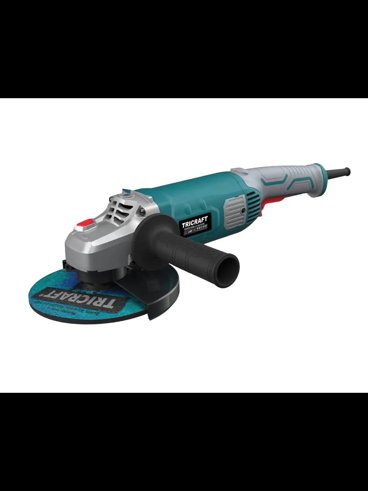 Avuç Taşlama Makinesi Profesyonel 180mm 2600watt Devir Ayarlı MES 7122
