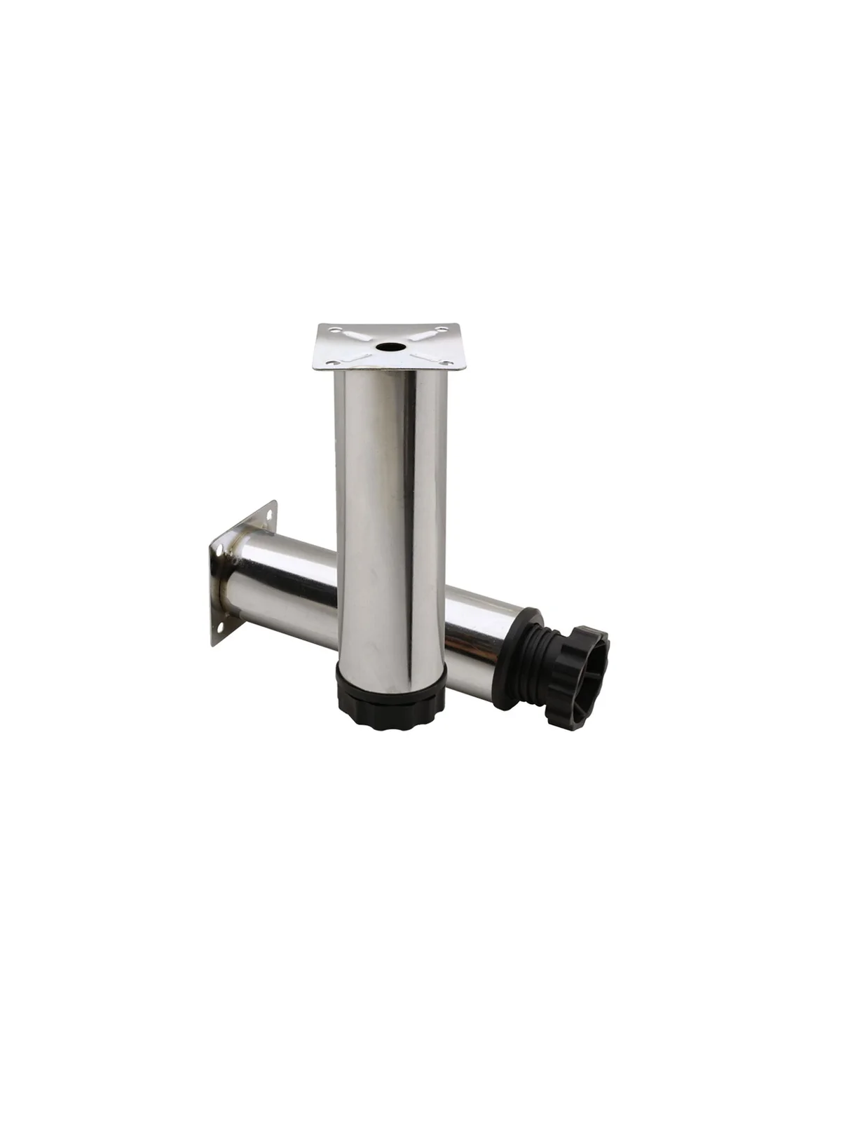 Ayarlı Baza Ayağı Krom 12cm
