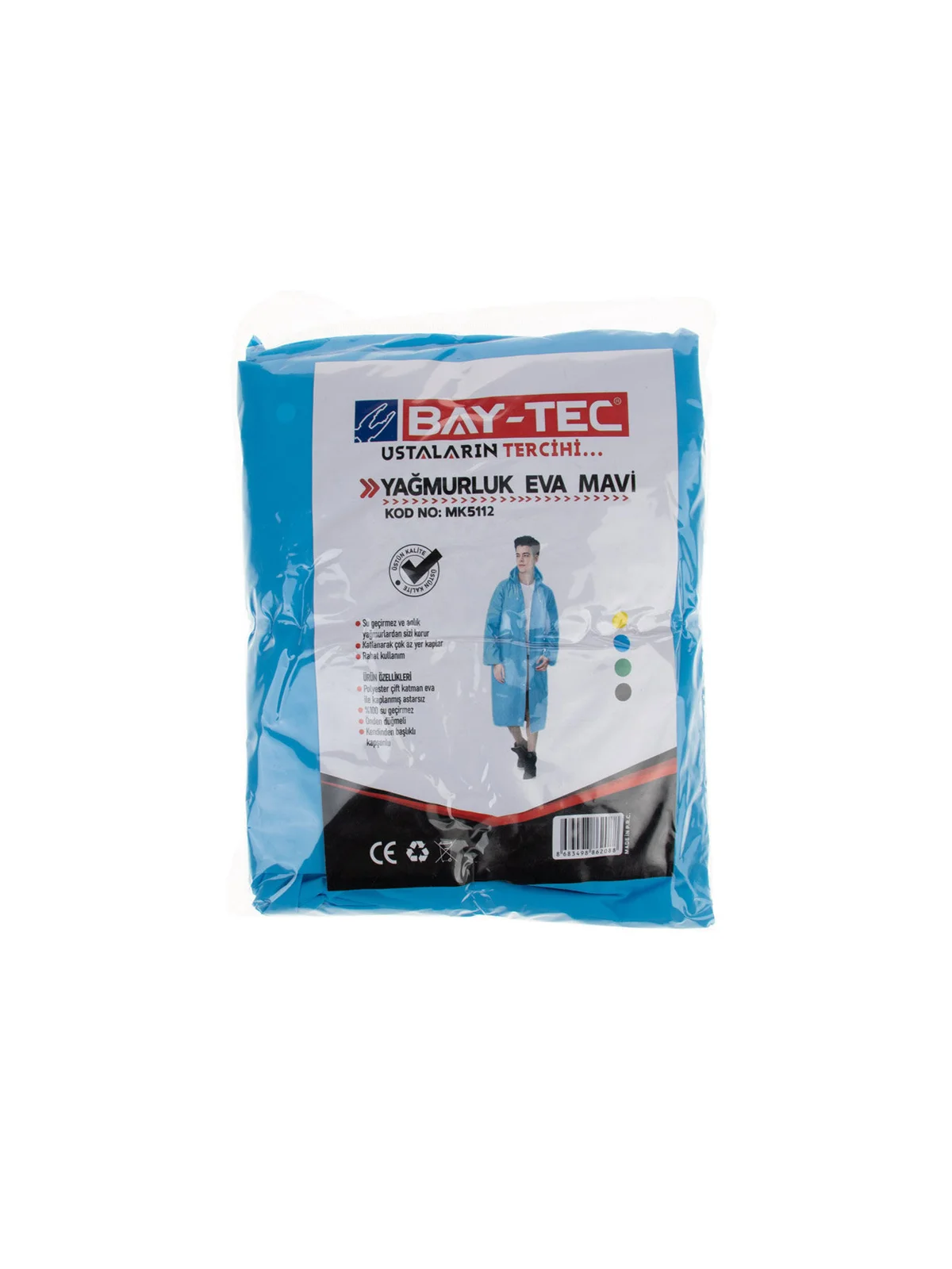 BAY-TEC MK5112 Eva Yağmurluk Açık Mavi 150gr
