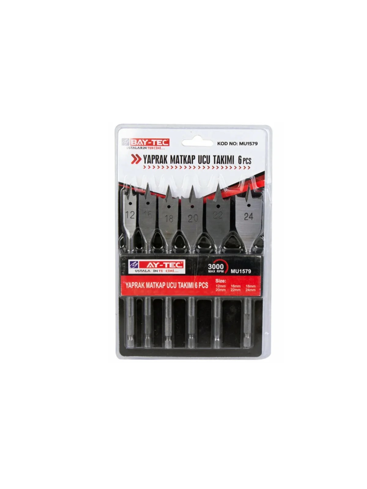 BAY-TEC Yaprak Ucu Seti 6'lı  MU1579