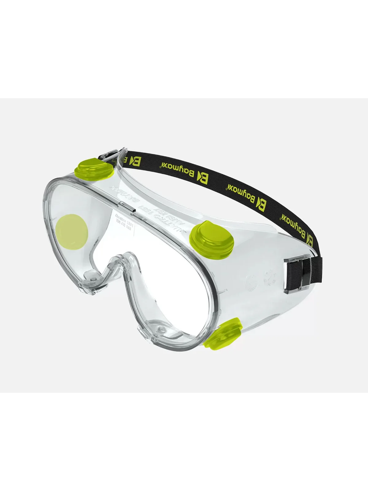 BAYMAX S-1551 QUATTRO Ventilli Çapak Gözlüğü Şeffaf