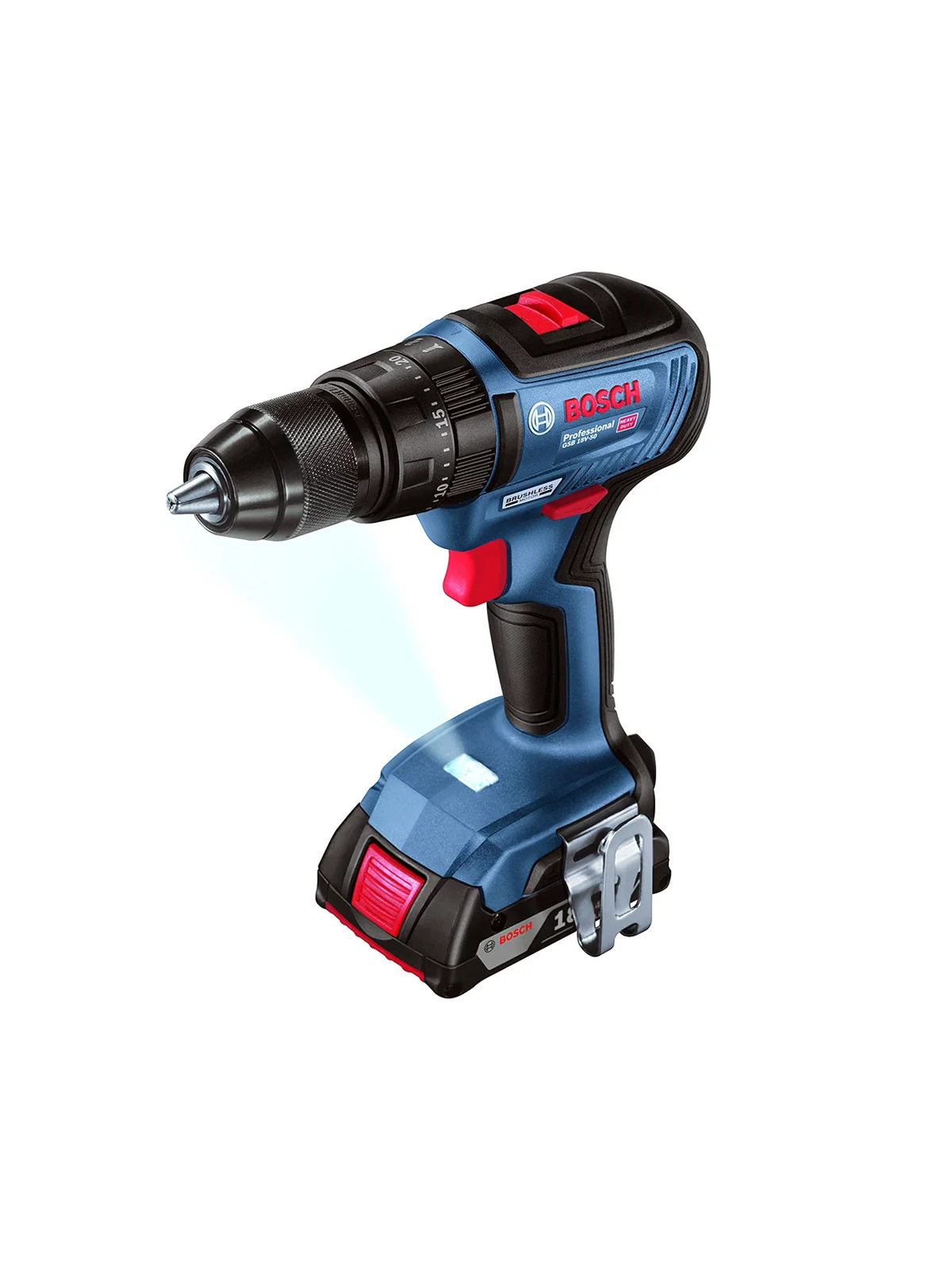 BOSCH GSB 18V-50 Profesyonel Akülü Darbeli Delme Vidalama 18V 5.0Ah