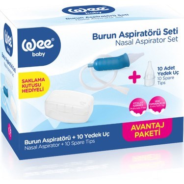 Bebekler için Güvenli Burun Temizleyici Aspiratör Seti