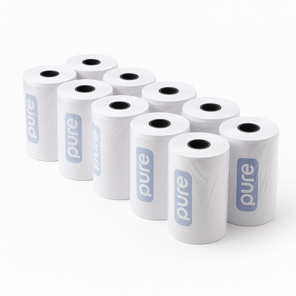Bezos 80x30 mm Adisyon Rulosu Termal Rulo 10 Paket (100 Adet)