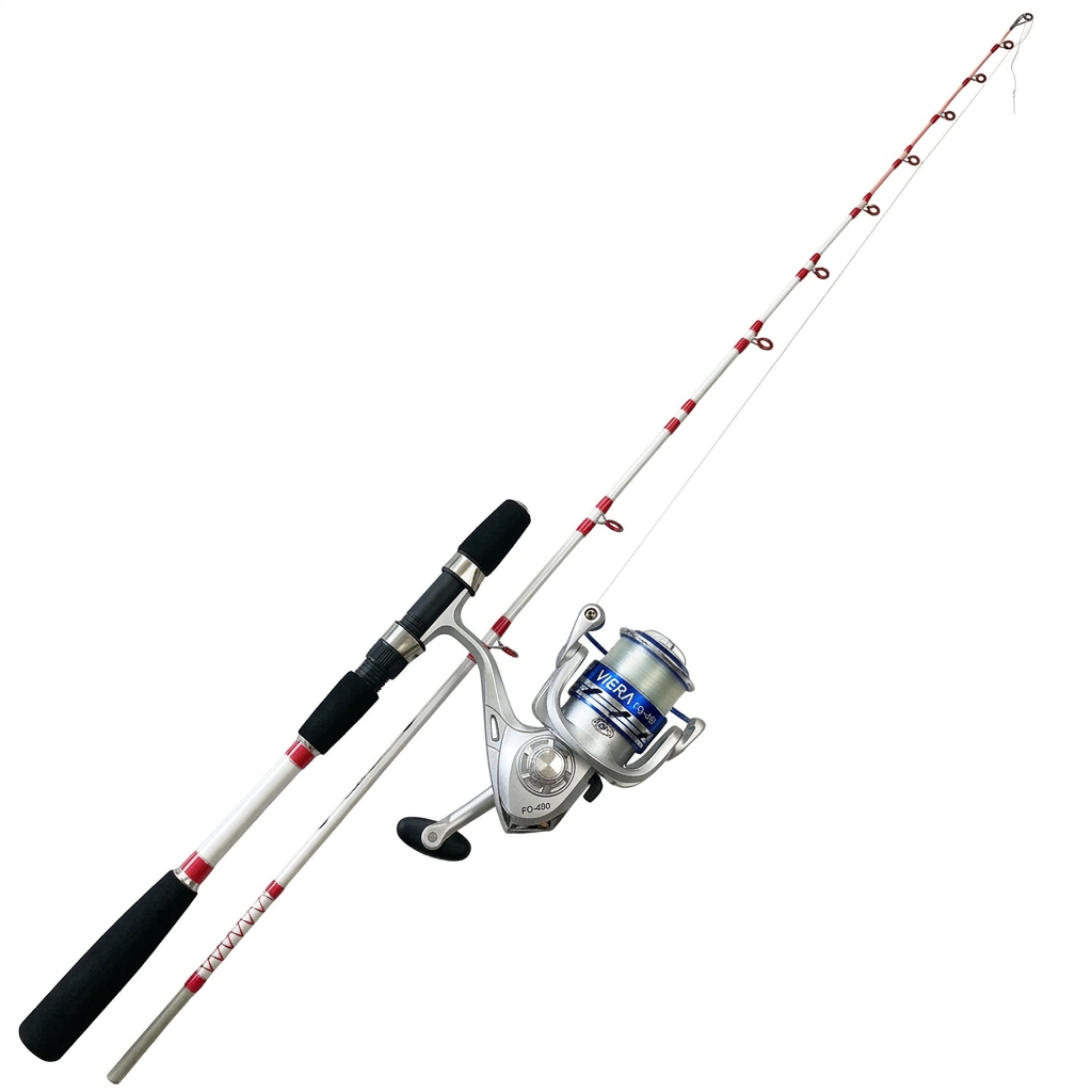 Big Bull 1.65m Dolgu Kamış Viera FD 430-440 Makine Bot Tekne Balık Oltası Seti
