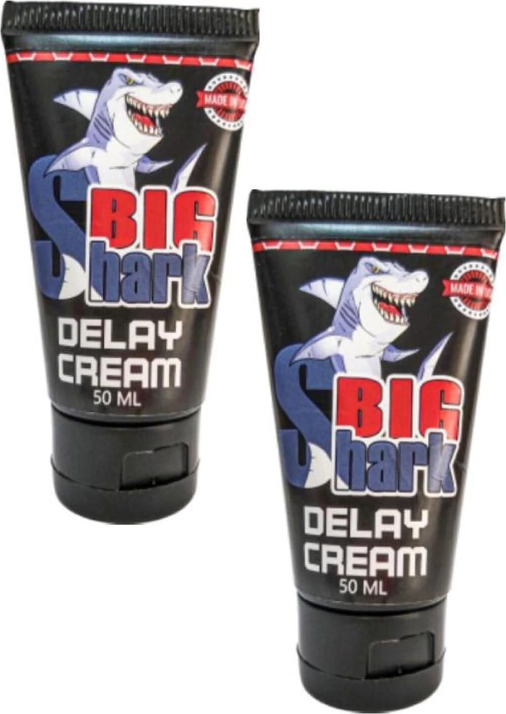 Big Shark Del.ay Erkekler Için Yeni Formülü Geci.ktirici Krem 50 ml x 2 Adet