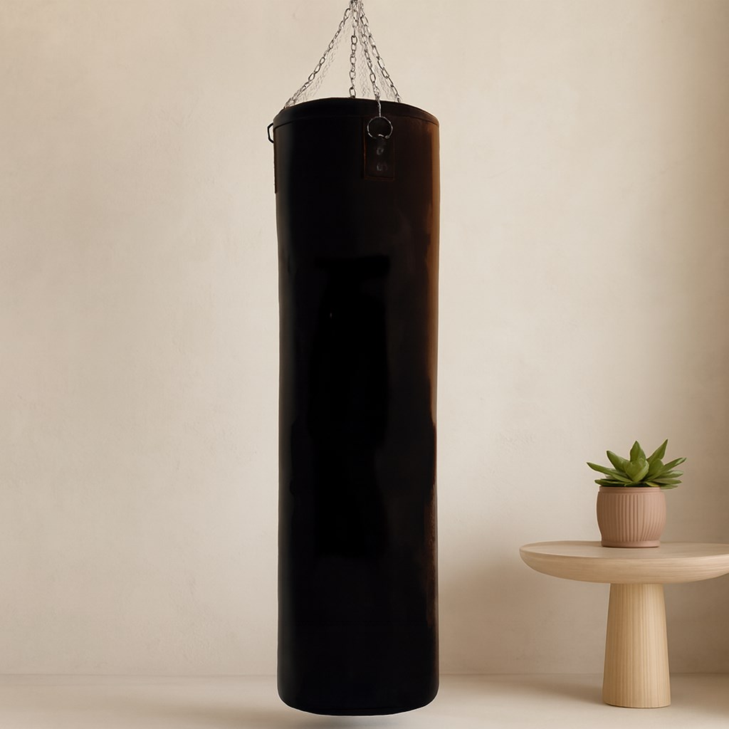 Boks Torbası 80x30 cm Büyük - Zincirli Askılı, Kum Dolgulu