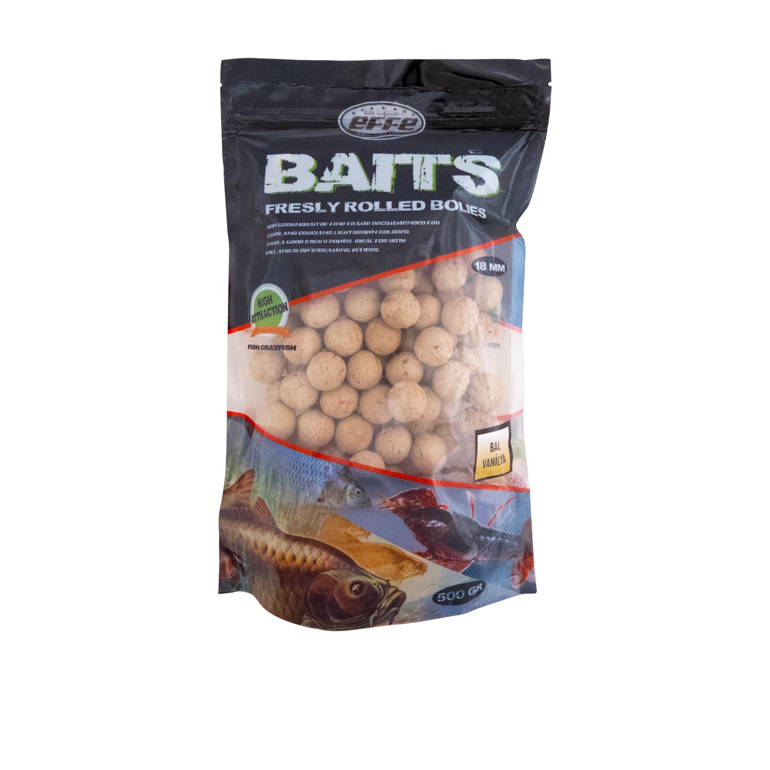 Bolie Balık Yemi 18mm 500 Gram Bal Vanilya