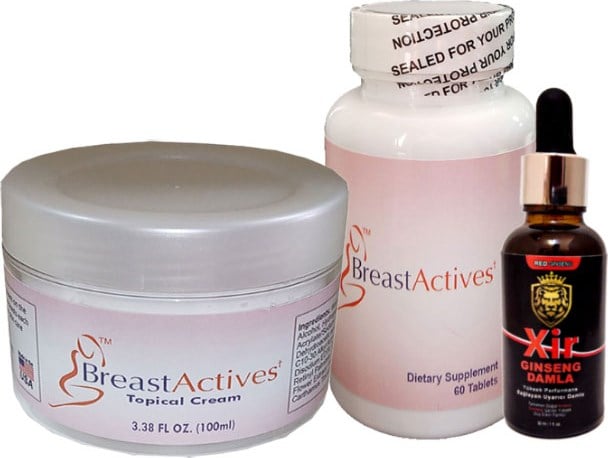 Breast Actives Breastactives 100 ml Krem + 60 Lı Caps Kadın Göğüsözel + Xir 30 ml İçecek