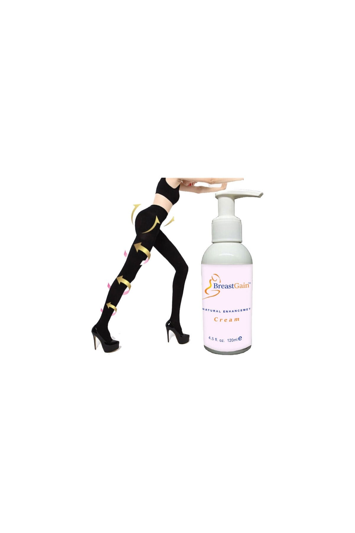 Breast Gain Göğüslerinize Krem 120ml + S-M Mikro Kapsüllü Şekillendirici Tayt