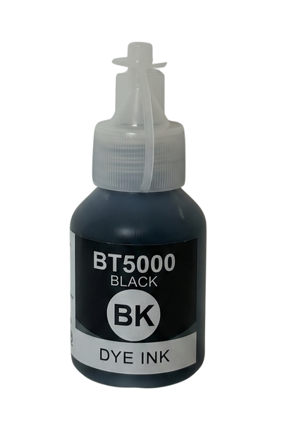 Brother BT 5000Bk **Kutusuz** Siyah Dye  Şişeli Mürekkep 135ml