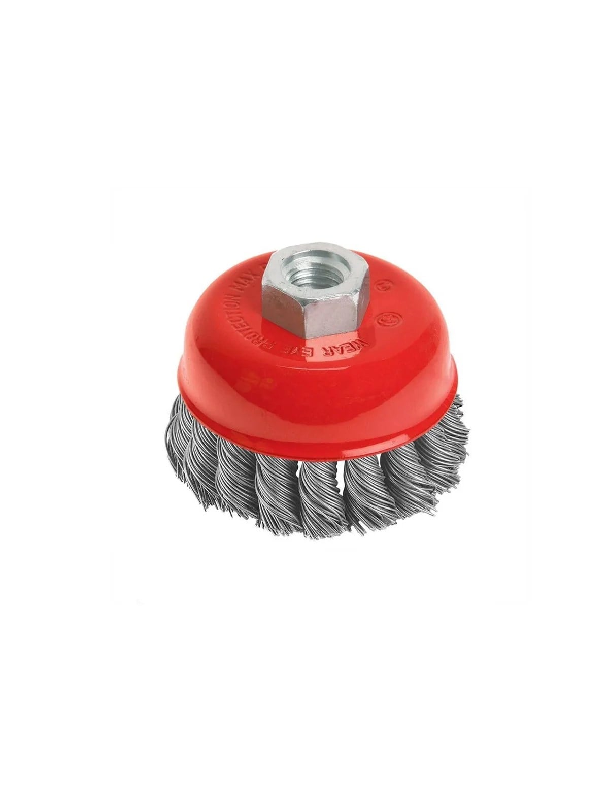 Burgulu Çanak Tel Fırça Somunlu 75mm DMX4034