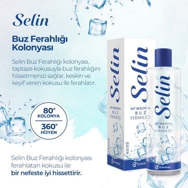 Buz Ferahlığı Kolonya 400 Ml Plastik Ambalajda