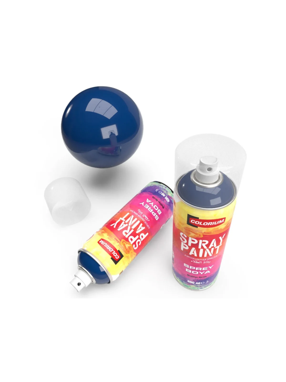 COLORIUM Akrilik Sprey Boya RAL 5017 Trafik Mavi