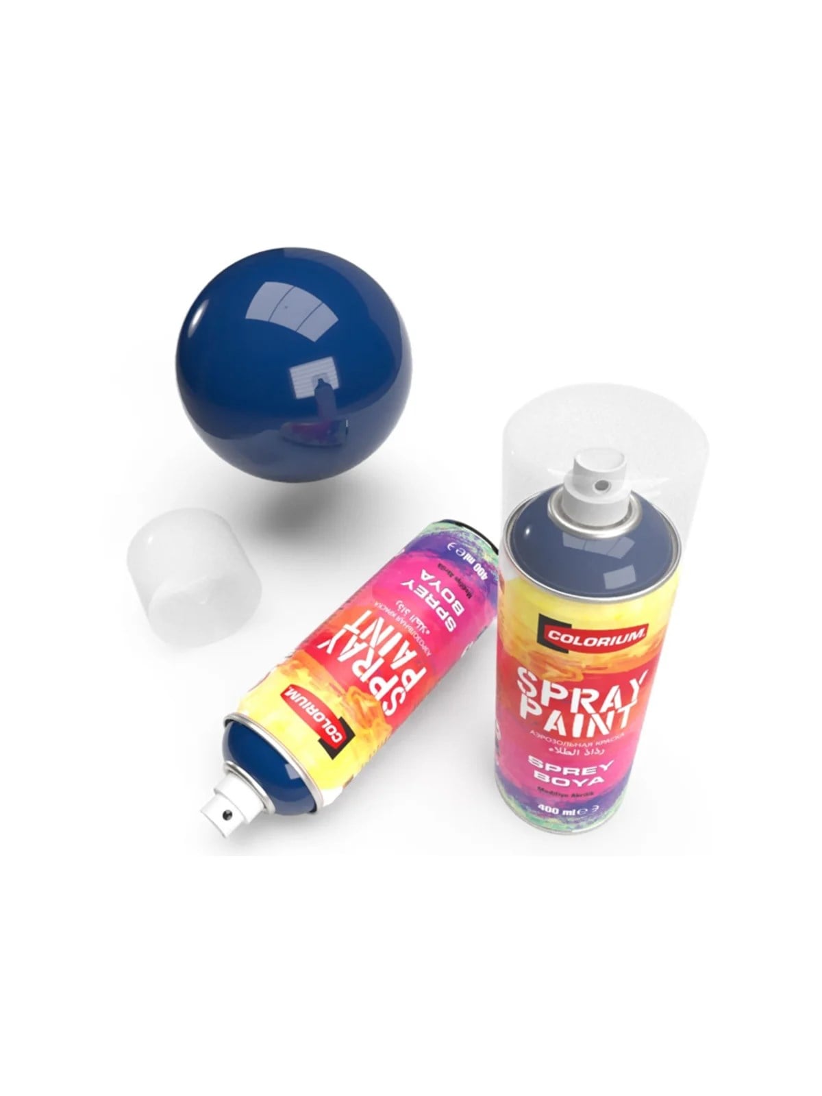 COLORIUM Akrilik Sprey Boya RAL 5017 Trafik Mavi
