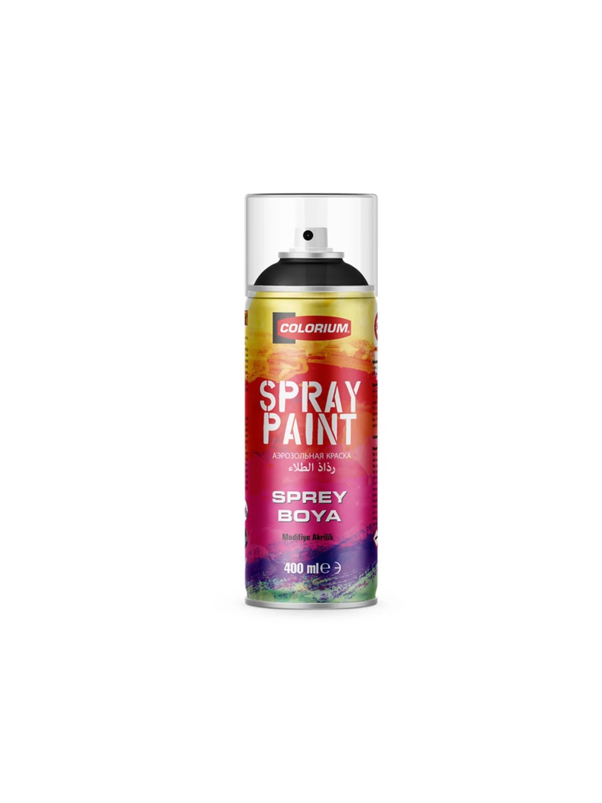 COLORIUM Akrilik Sprey Boya RAL 9005 Mat Siyah