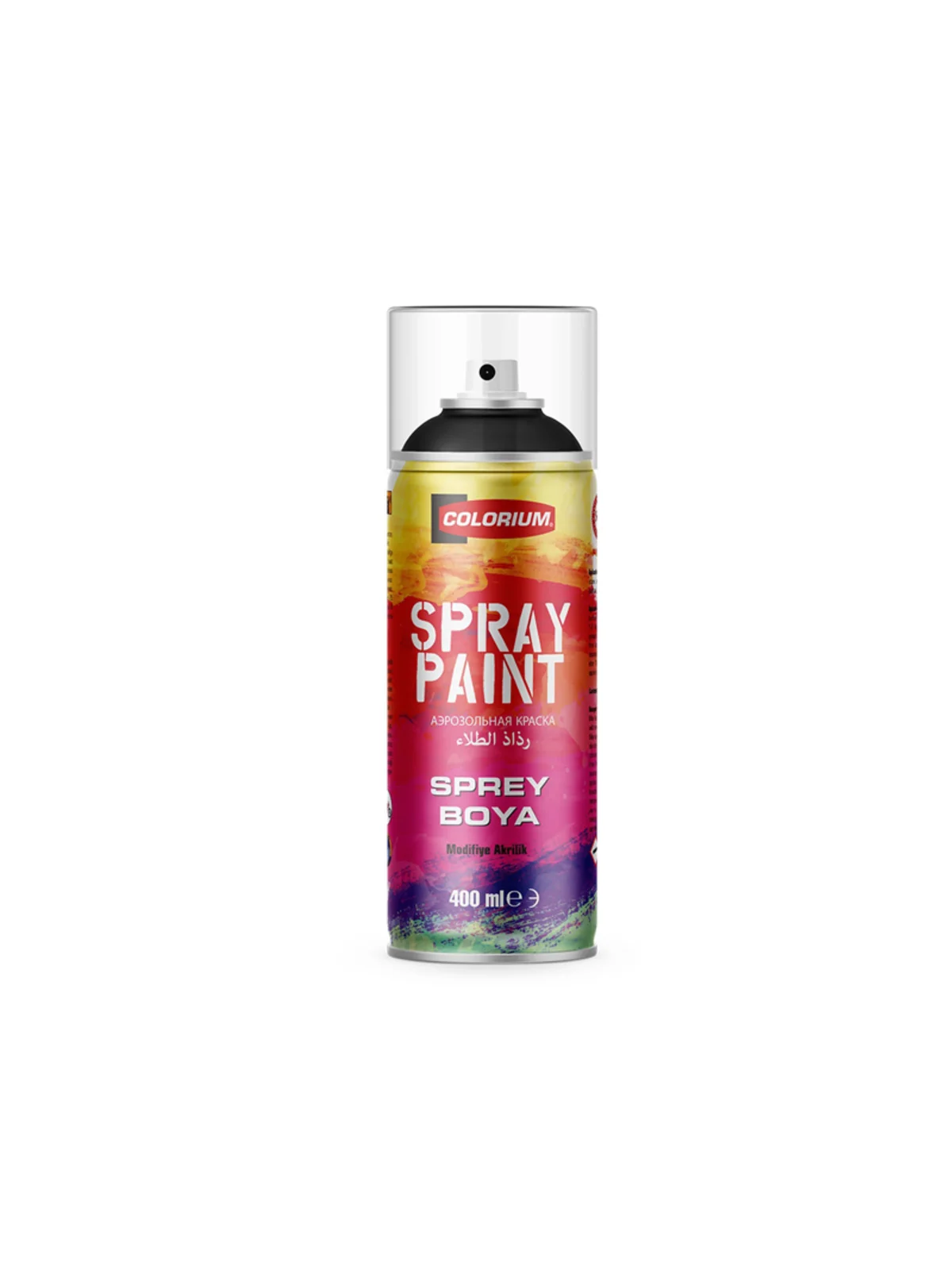 COLORIUM Akrilik Sprey Boya RAL 9005 Mat Siyah