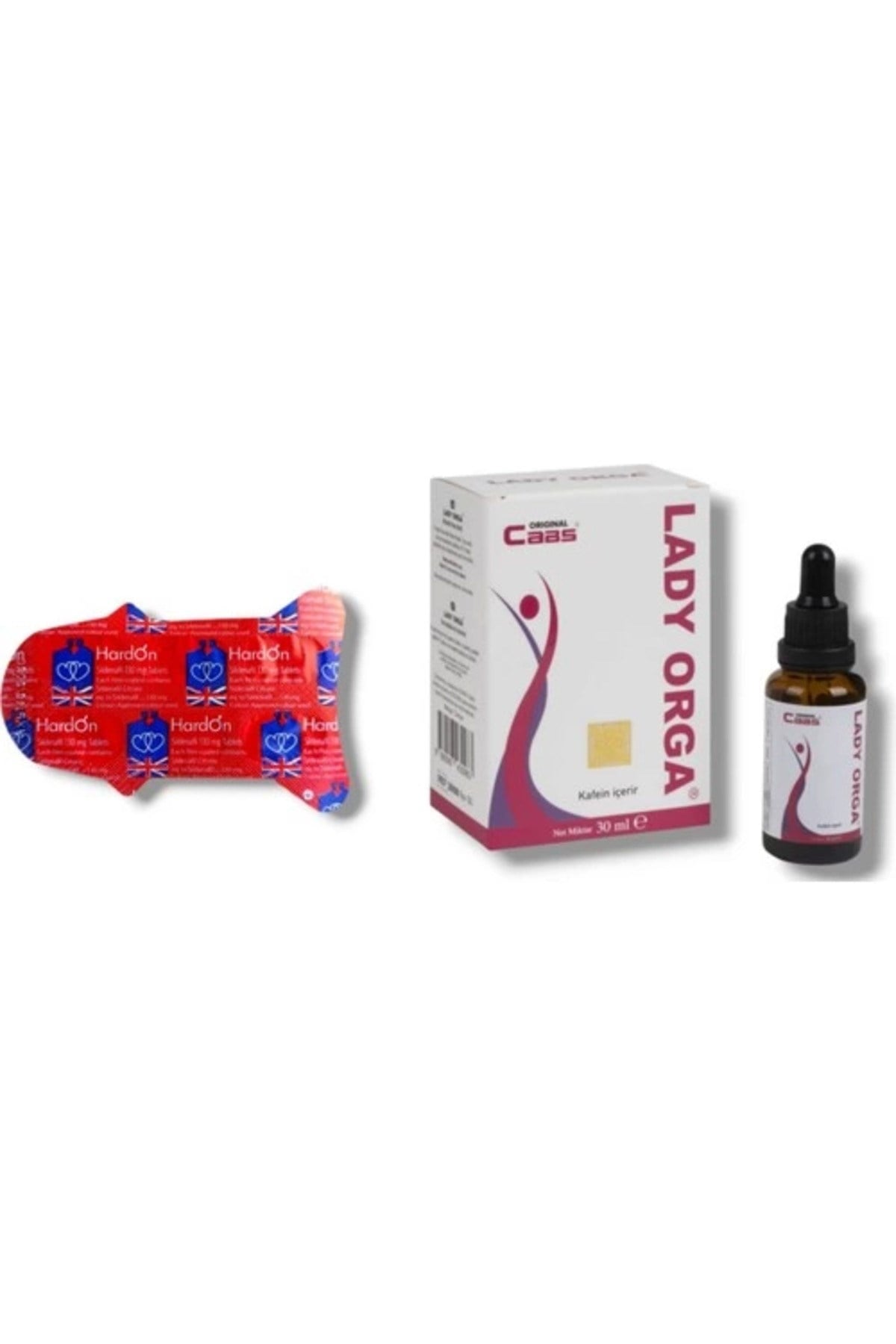Caas Lady Orga Kadınlara Özel Istek Damla 30 Ml + Erkeklere Özel 6'Lı Hediye