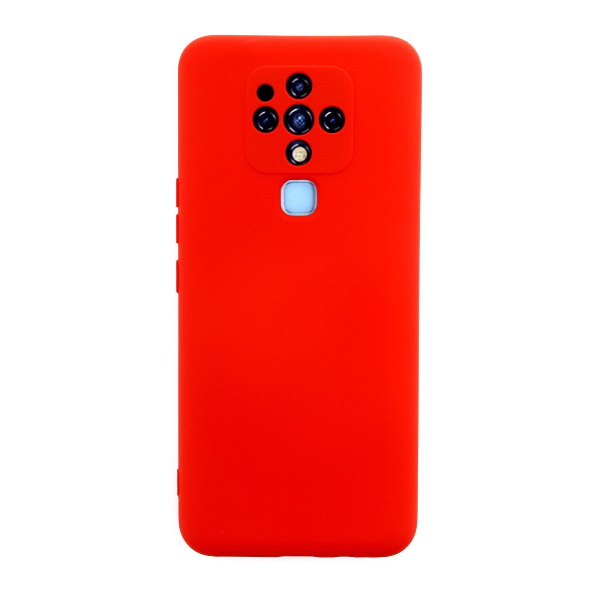 Camon 16 Kılıf Nano içi Kadife Silikon - Kırmızı