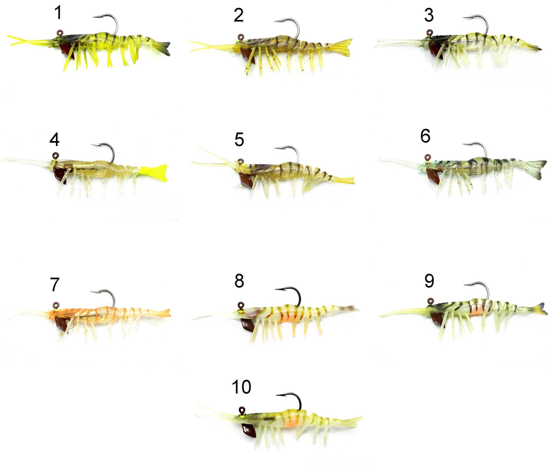 Captain 3049 Magic Shrimp 3D Silikon Karides 76mm 5.5gr Suni Yem