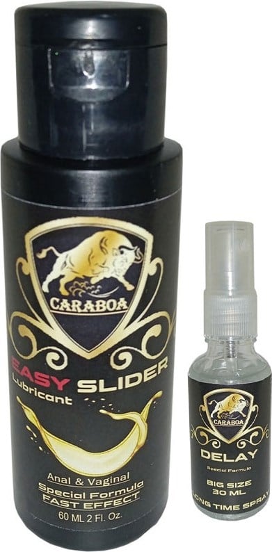Caraboa Kadın ve Erkekler Için Lubricantgel Yanında Erkeklere Geciktiricisprey