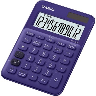 Casio MS-20UC-PL Mor Masaüstü Hesap
