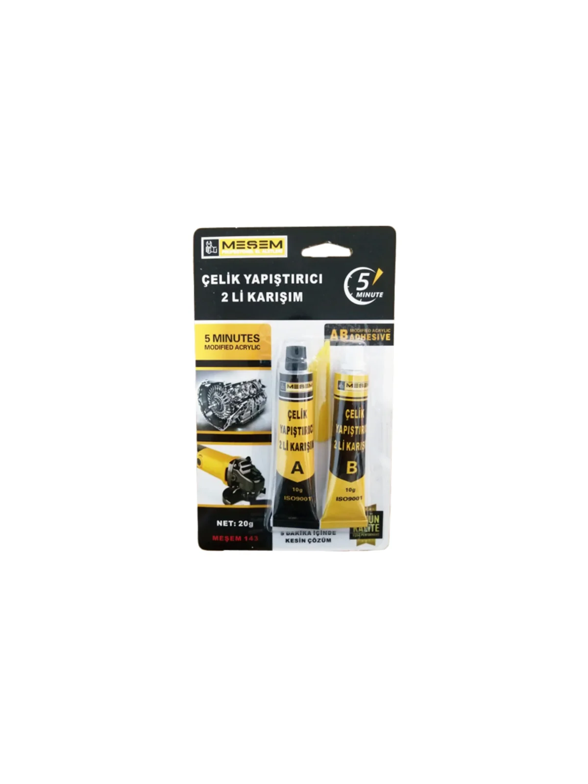 Çelik Yapıştırıcı 2'li Set
