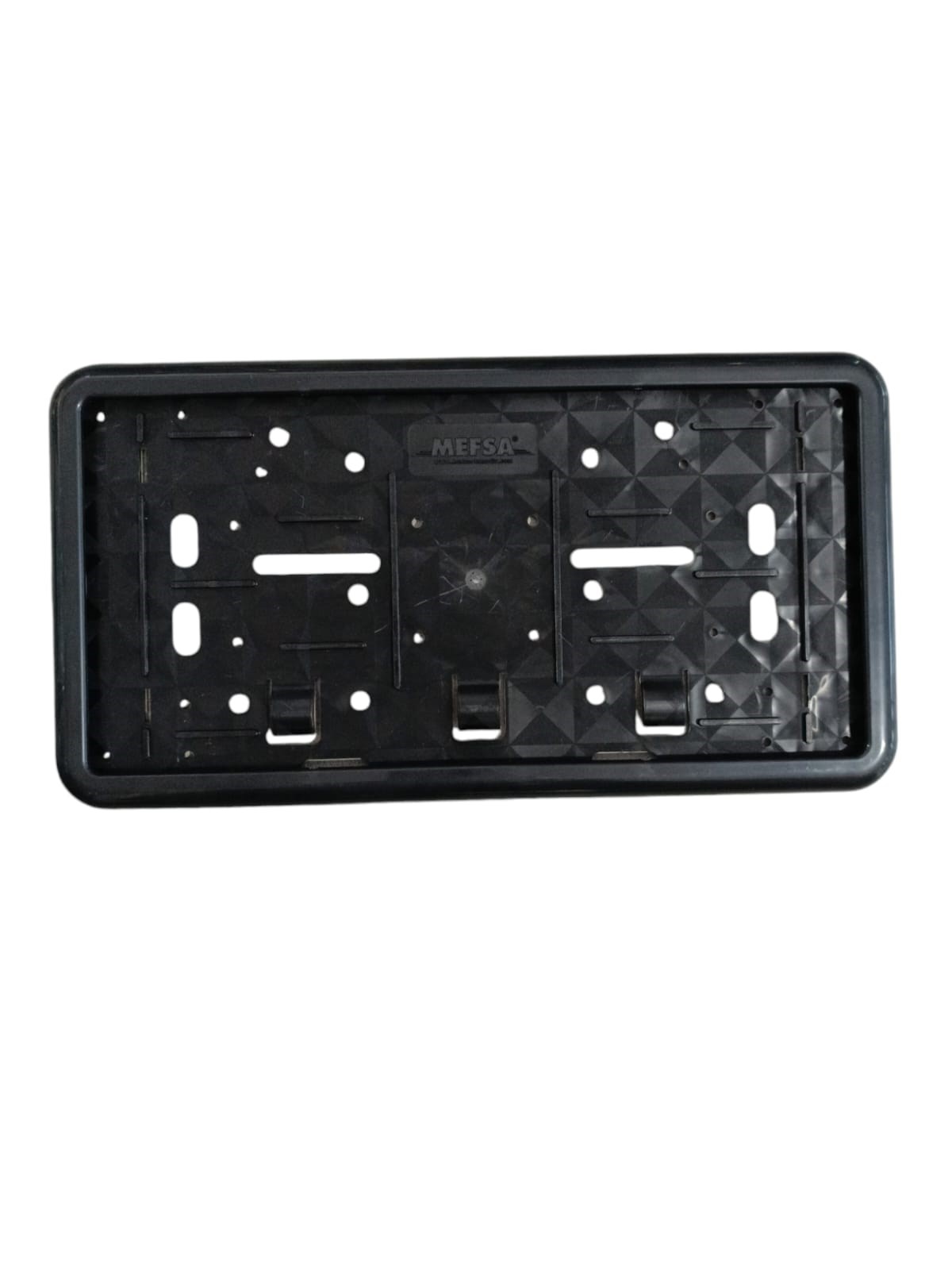 Çerçeveli Dikdörtgen  Plakalık Plaka Altlığı Siyah 32X17cm 1 Adet