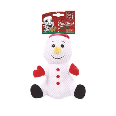 Christmas Frosty Noel Kardan Adam Köpek Oyuncağı 24x19x13cm