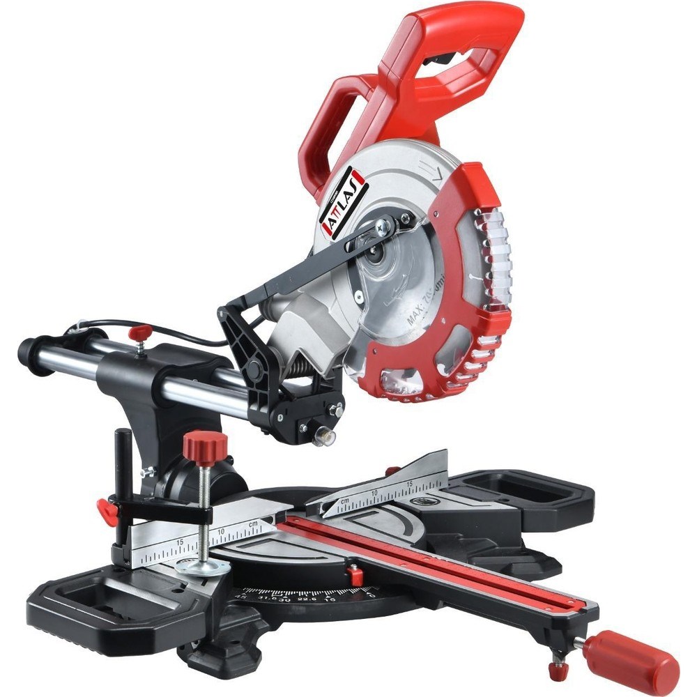 Çift Yatarlı Gönye Kesme Makinesi 210 mm 1700 W Güç
