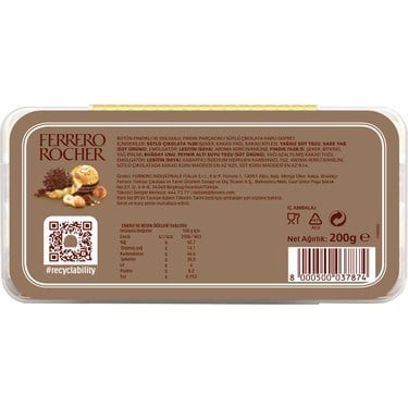 Çikolata 16'lı Paket 200 gr