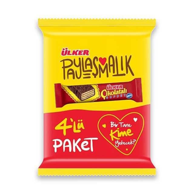 Çikolatalı Gofret 4lü 144gr