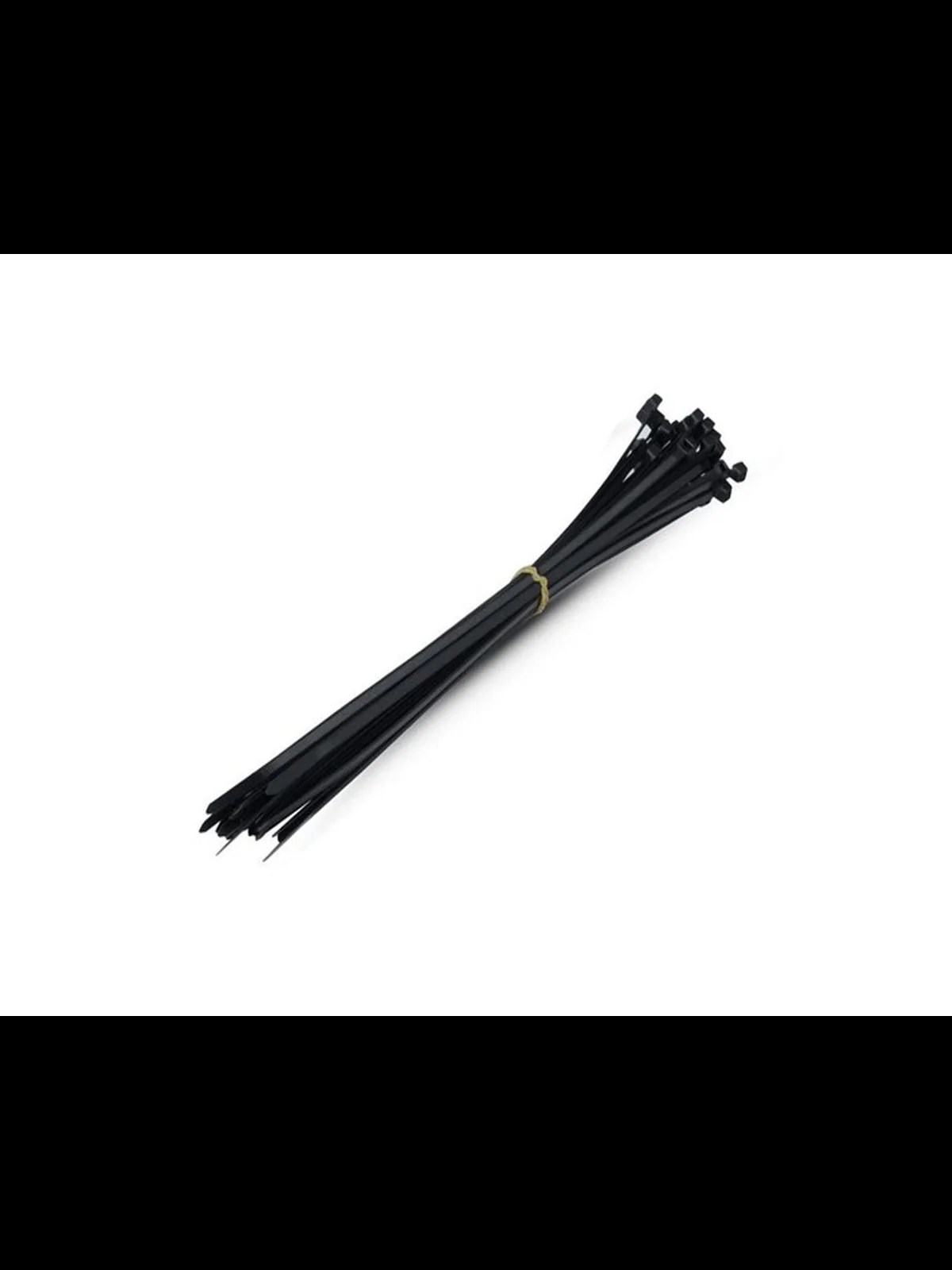 Cırt Plastik Siyah Kelepçe 4.8x380 mm MES1845